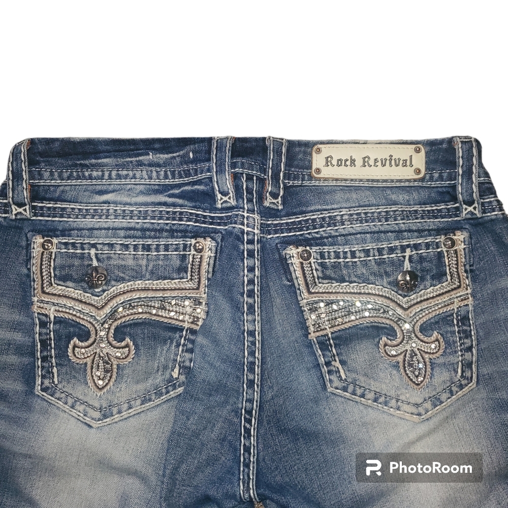 Rock Revival 31 Elean Capri e8479p stretch jeans